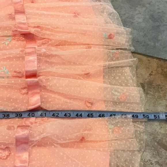 Ivy City Co. Peach Pink Dress Size Small - Picture 6 of 6